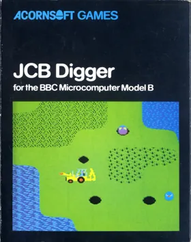 JCB Digger (1983)(Acornsoft)[h TSTH] box cover front